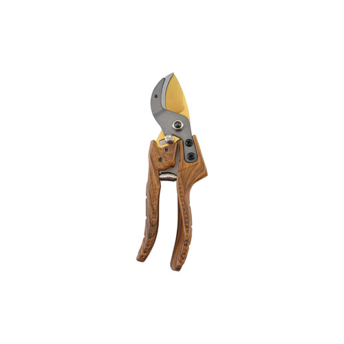 Aluminum & Stainless Steel Gardening Pruning Shears with Wood Finish