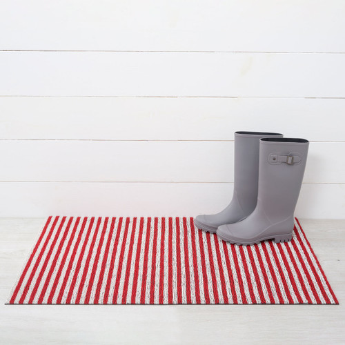 Breton Stripe Shag Mat 24x36 - Candy