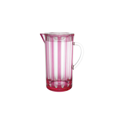 2-1/2 Quart Striped Acrylic Pitcher