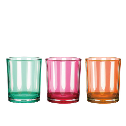 14 oz. Striped Acrylic Drinking Glass