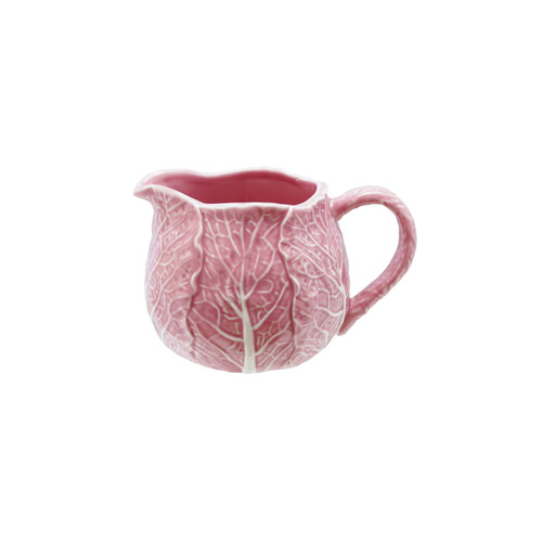 Stoneware Cabbage Shaped Creamer, Pink