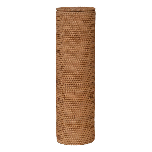 Woven Rattan Toilet Paper Roll Storage