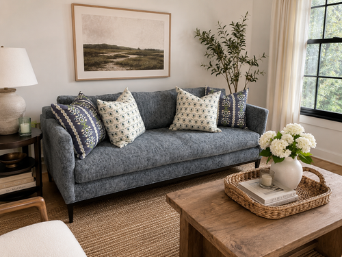 40% Off  Lee Sofa with Foundry Sky Fabric