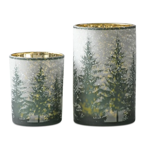 Glass Candle Holder