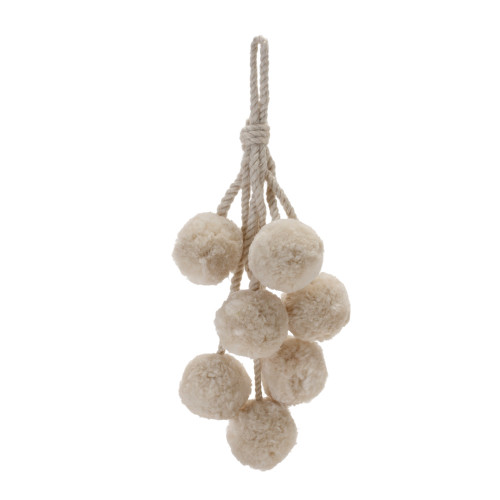 Pom Pom Ornament Drop, 14.5"