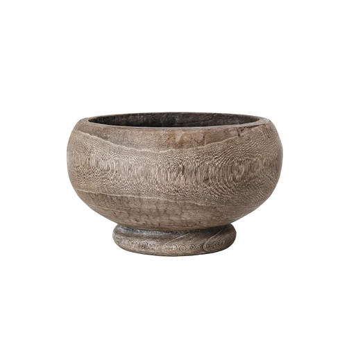 Paulownia Wood Planter, Stained Natural - Large