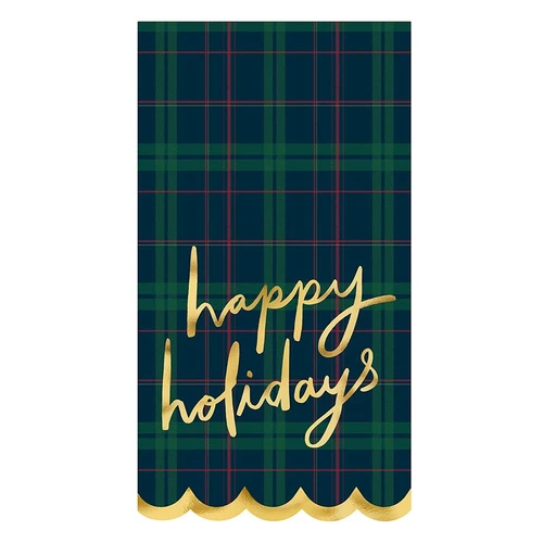 Paper Guest Napkins - Happy Holidays
