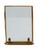Brass & Glass Standing Photo Frame