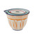 Stoneware Measuring Cups - Stripes, Set of 4