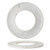 60 % OFF 13" Round Marble Circle Cracker/Cheese Tray, White