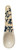 Hand-Painted Stoneware Spoon, Floral Design Handle