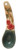 Hand-Painted Stoneware Spoon, Floral Design Handle