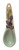 Hand-Painted Stoneware Spoon, Floral Design Handle