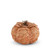 5.25 Inch Orange Scalloped Wood Chip Pumpkin