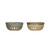 Stoneware Berry Bowl with Glaze, 2 Colors