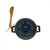 Stoneware Brie Baker with Bamboo Spreader