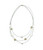 3 Strand Tiered Necklace with Silver and Gold Discs