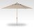 11' Auto Tilt Umbrella, Khaki Canopy & Champagne Pole