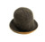 Wool Reversible Cloche Hat, Taupe/Camel