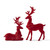 2 Red Velvet Reindeer
