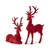 2 Red Velvet Reindeer