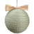 6" Braided Yarn Ball Ornament,  Mint