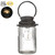 12.25" Battery Operated Glass Lantern With LED