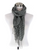 Gray Green Houndstooth Scarf