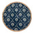 Enameled Mango Floral Wood Trays