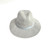 Cotton Knit Fedora Hat, Grey