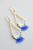 Blue and Opal Earrings