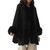 Black Cape with Sleeves