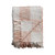 Cotton Throw, Blush & Cream Plaid