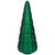 Christmas Tree Dimple 7" x 18" H, Emerald Matte