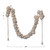 Fabric Pom Pom Swag, Cream