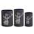Matte Black Etched Deer Bust Vase