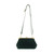 Velvet Vive Frame Lock Crossbody Wristlet, Deep Emerald