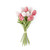 13 Inch Pink/Rose Real Touch Mini Tulip Bundle
