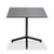 CO9 Design Sample Set 70% Off)  -  Greenport Pedestal Table with Grey Flip Top & 2 White Madi Arm Chairs