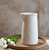 White Pourer Vase, 11.5"