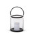 7" Glass Lantern with Candle