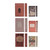 Culinary Themed Linen Book Storage Boxes, Set of 2