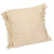 18" Square Woven Bouclé Fabric Indoor/Outdoor Pillow with Fringe