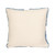 16" Square Fabric Tufted Indoor/Outdoor Pillow with Flower
