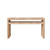 Hand-Woven Water Hyacinth & Acacia Wood Console Table