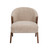 Bouclé Fabric Upholstered Chair