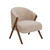Bouclé Fabric Upholstered Chair