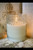 3.5x4"H Radiance Embossed Candle, Simply Ivory