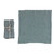 Square Stonewashed Linen Napkins, Set of 4 - Mint