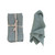 Square Stonewashed Linen Napkins, Set of 4 - Mint